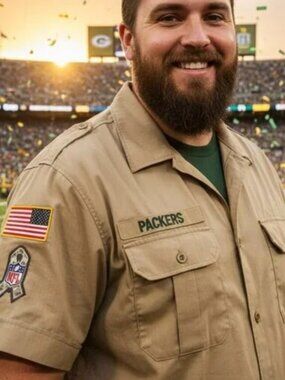 Nike NFL Green Bay Packers Salute to Service Utility Shirt - Men's 3XL